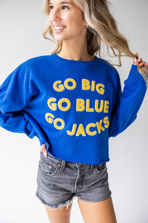 SD State Perkins Chenille Cropped Longsleeve
